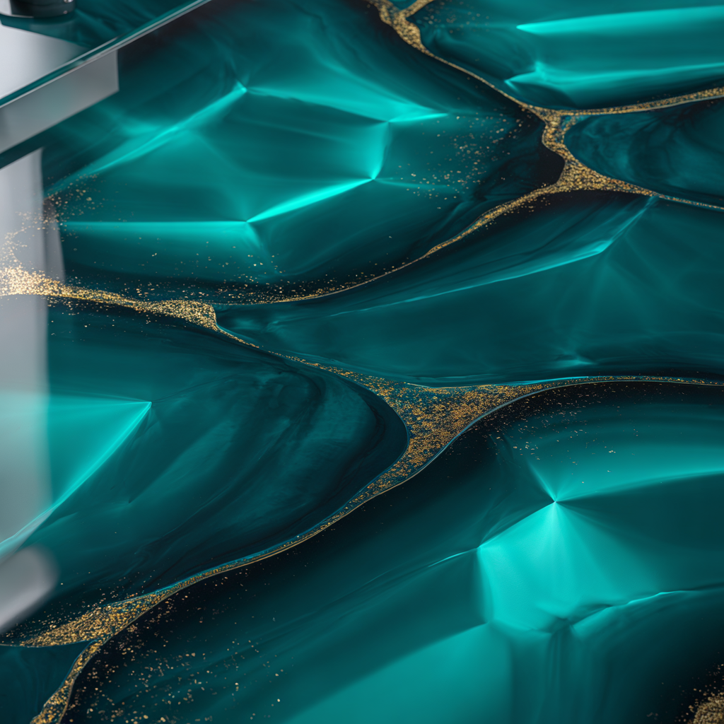 High Gloss Resin Bathroom Splashbacks – Ocean & Modern Themes