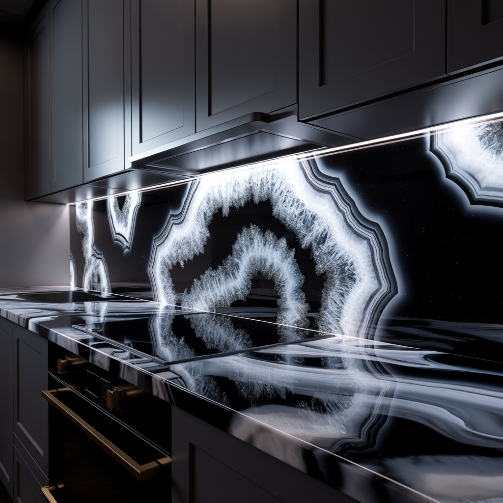Geode Splashback