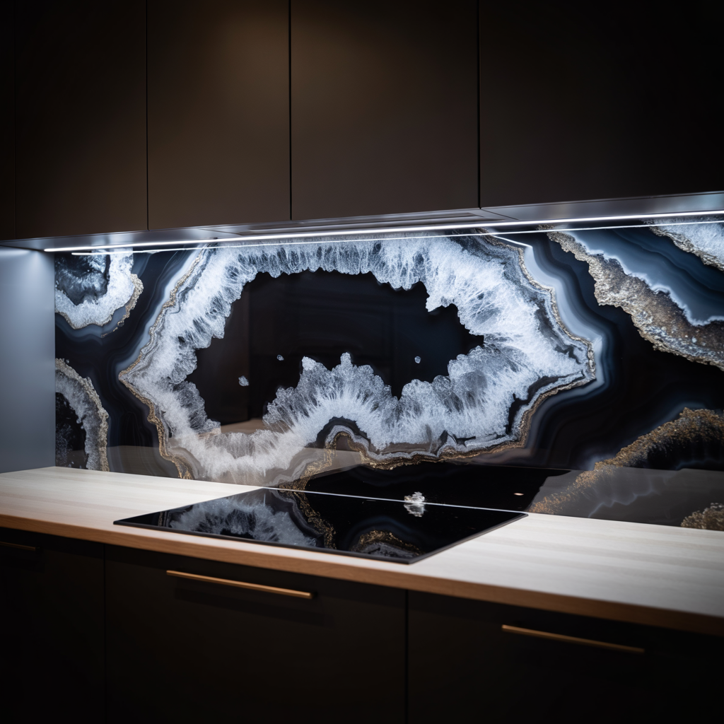 Geode Splashback