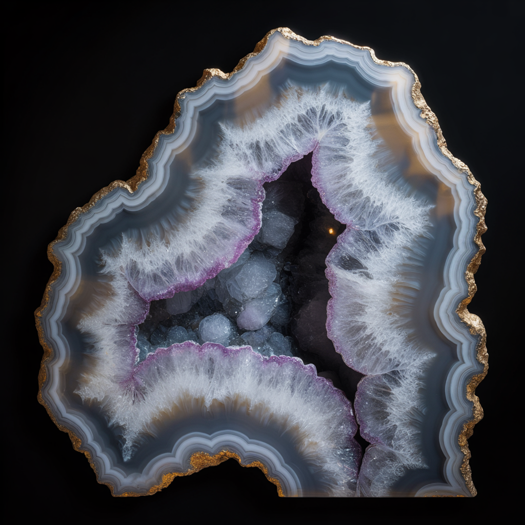 ✨ High-Gloss Resin Splashback with REAL Geodes ✨